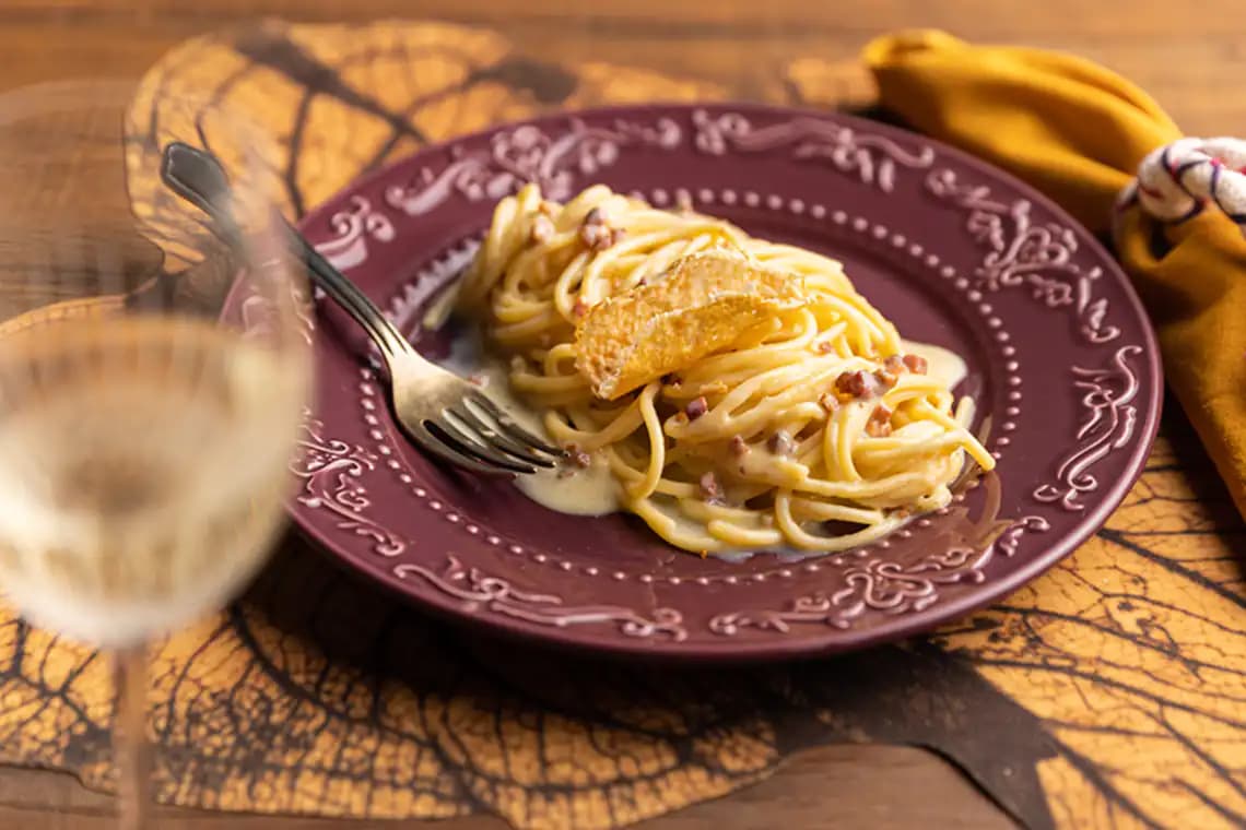 Espaguete à carbonara — receita Rita Lobo (Panelinha)