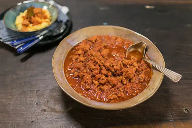 Ragù de linguiça — receita Rita Lobo (Panelinha)